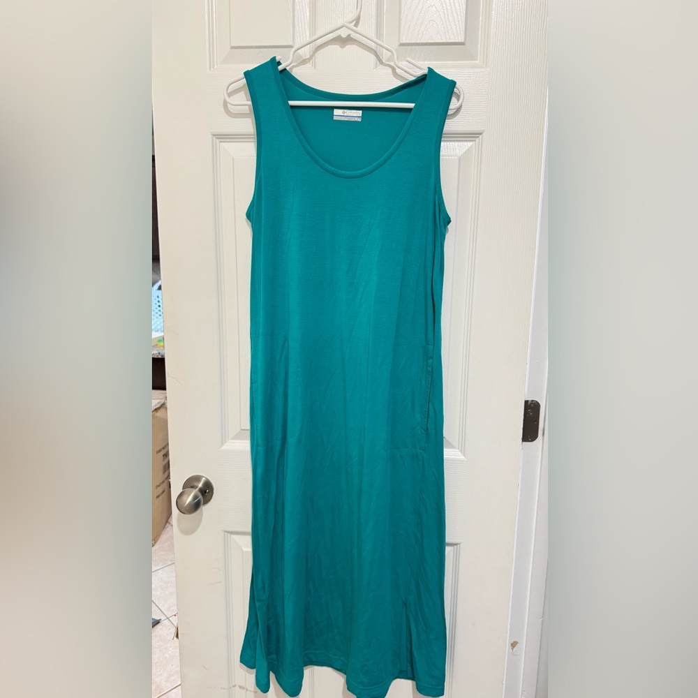 Teal Sleeveless Dress
